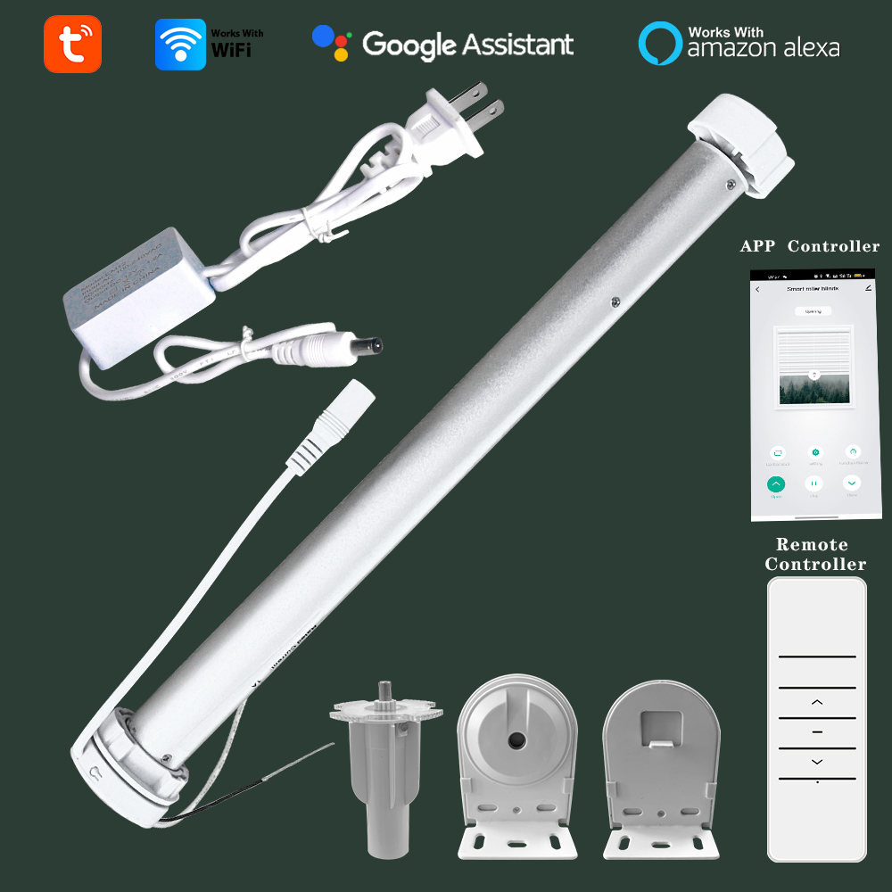 Home Automation Technology - มอเตอร์ม่านม้วนอัจฉริยะ Tuya WiFi ขนาดเล็ก ควบคุมผ่านแอป Smart