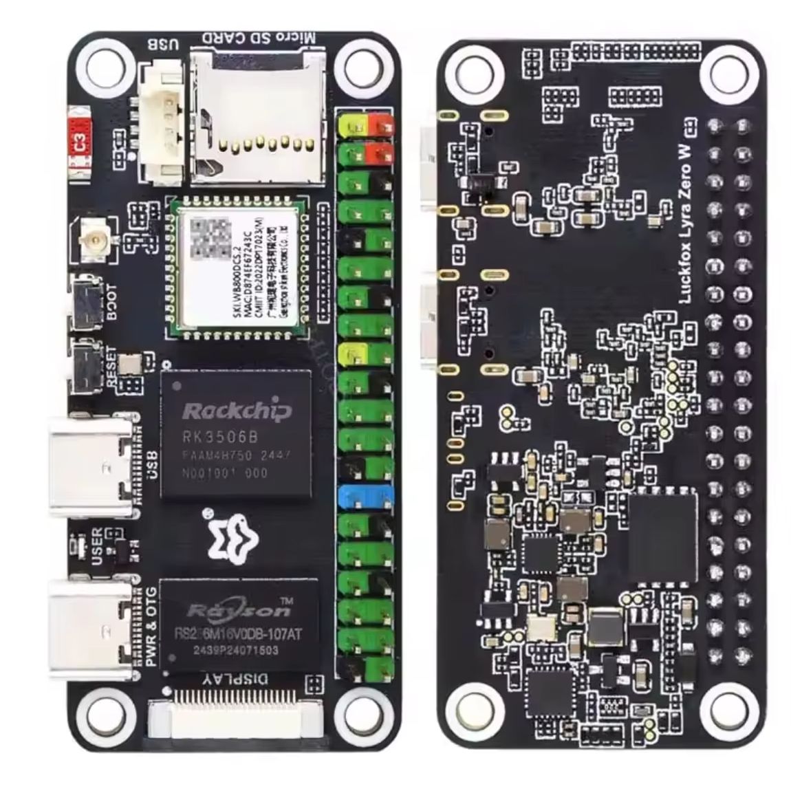Pi Zero W Board - บอร์ด Luckfox Lyra Zero W RK3506B