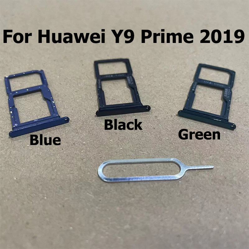 Home Assistant Sd - ถาดใส่ซิมการ์ดสำหรับ Huawei Y9 PRIME 2019อะไหล่ซ่อมช่องเก็บ SD