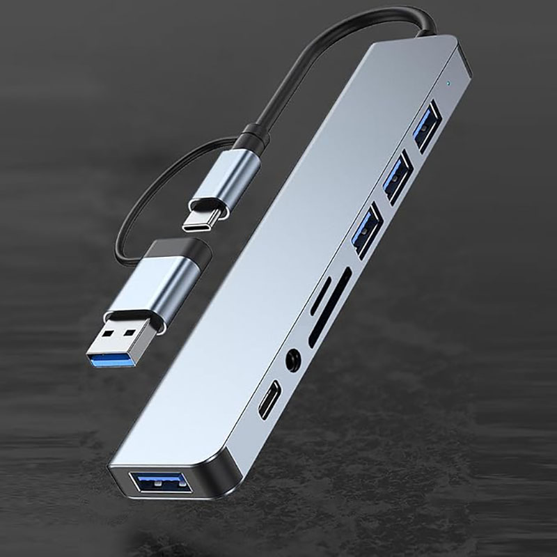 Home Assistant Sd - ฮับ USB C ตัวแยก USB 8