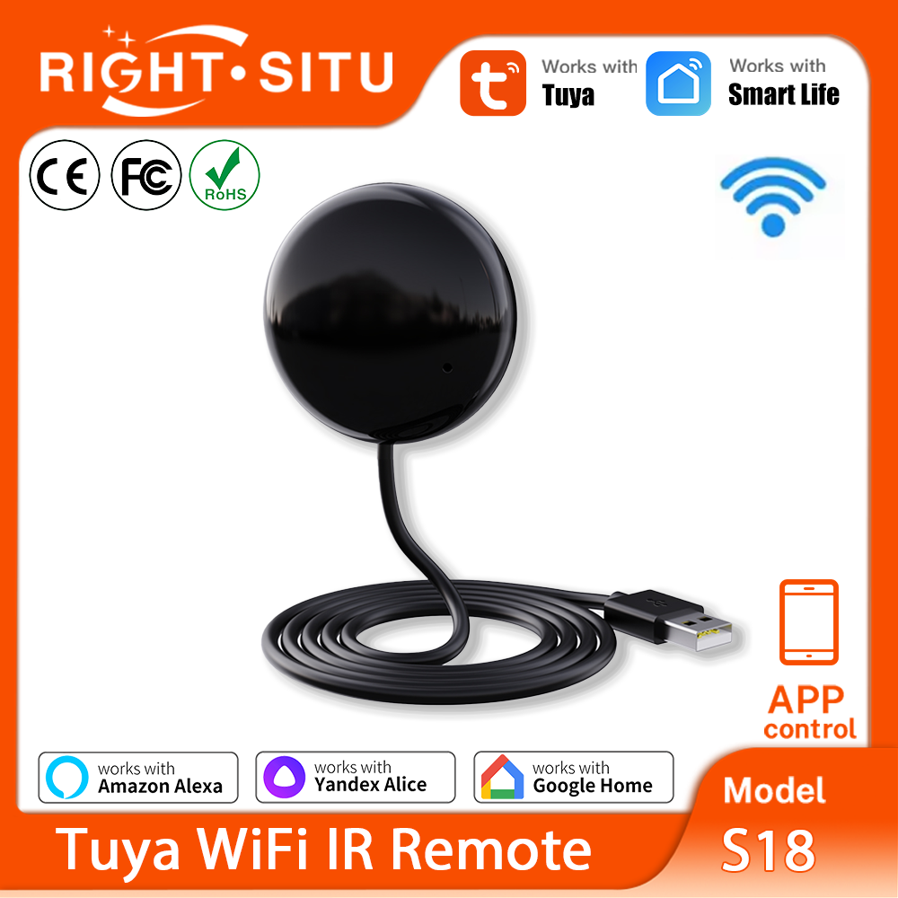 รีโมทคอนโทรลอินฟราเรด Tuya WiF - Home Automation Technology บทวิจารณ์และราคา