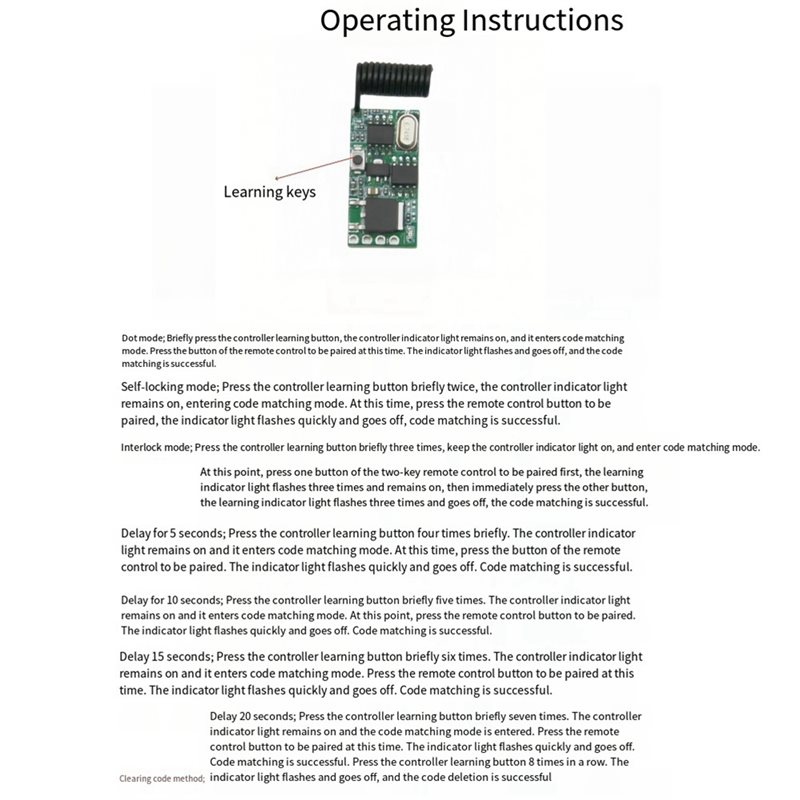 ฮอต-ฟอร์ คอนโทรลเลอร์สวิตช์ RF - 433Mhz Receiver Module บทวิจารณ์และราคา