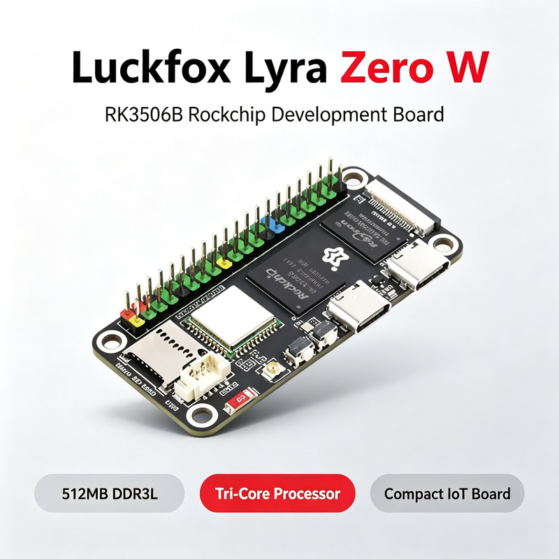บอร์ด Luckfox Lyra Zero W RK35 - Pi Zero W Board บทวิจารณ์และราคา