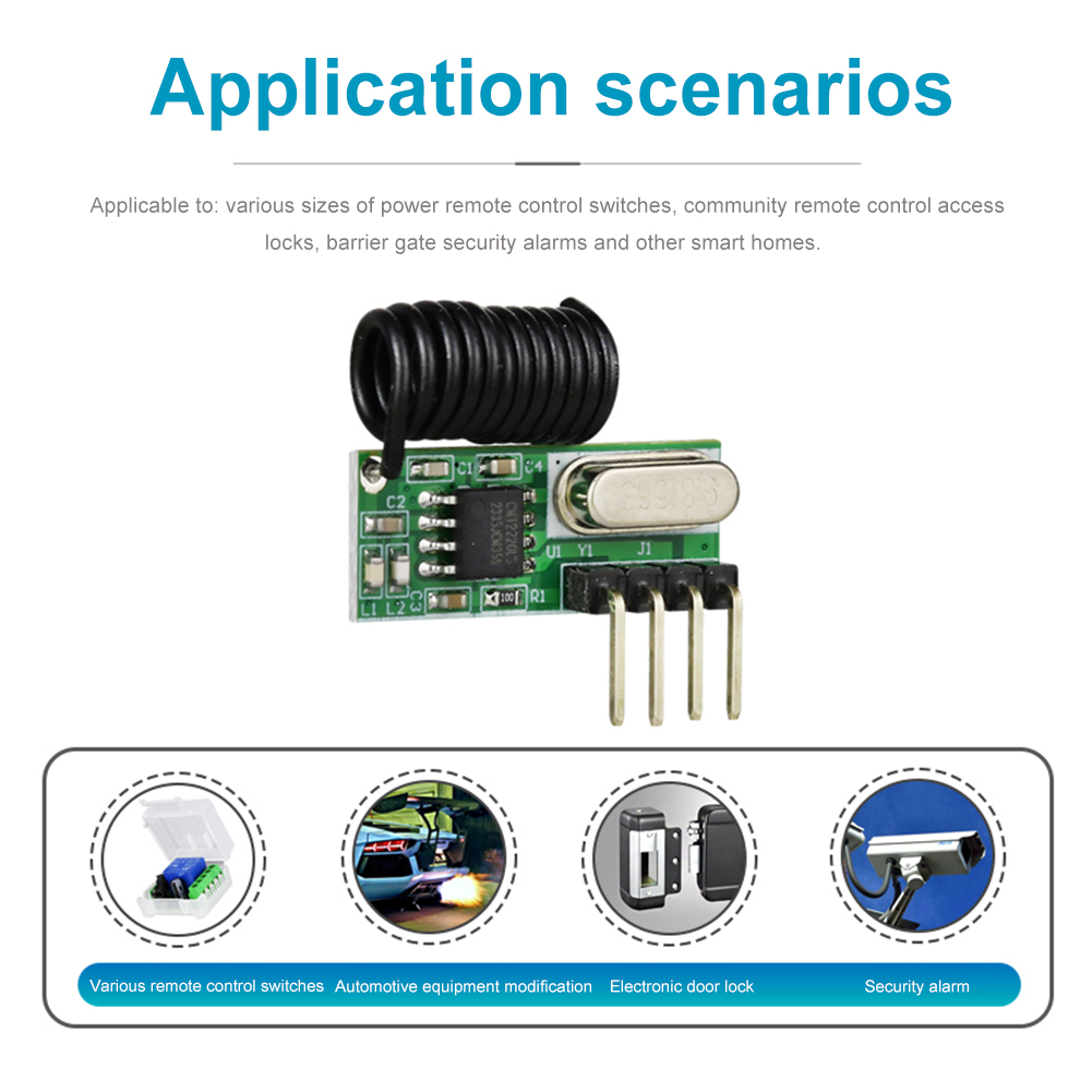 315MHz/433MHz RF โมดูลไร้สายซุ - 433Mhz Receiver Module บทวิจารณ์และราคา