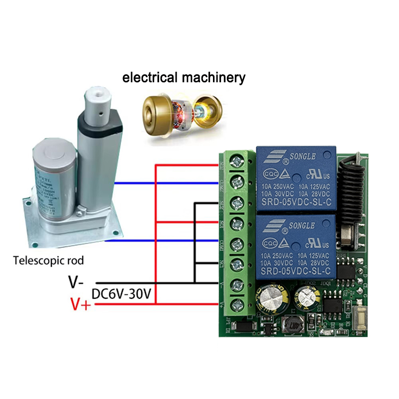 DC 12V 24V AC 220V RF433 2CH โ - 433Mhz Receiver Module บทวิจารณ์และราคา