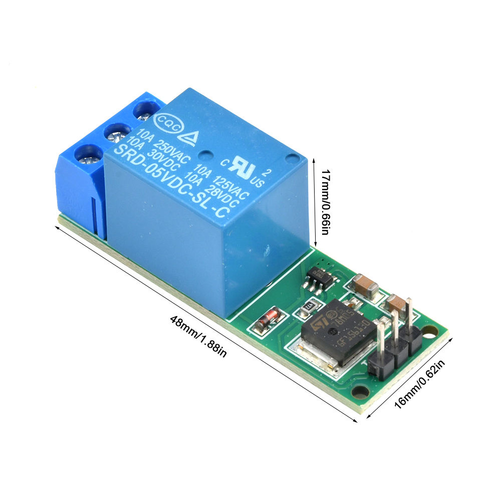 โมดูลรีเลย์แบบฟลิปฟล็อป DC 6-2 - Shelly Relay Module บทวิจารณ์และราคา