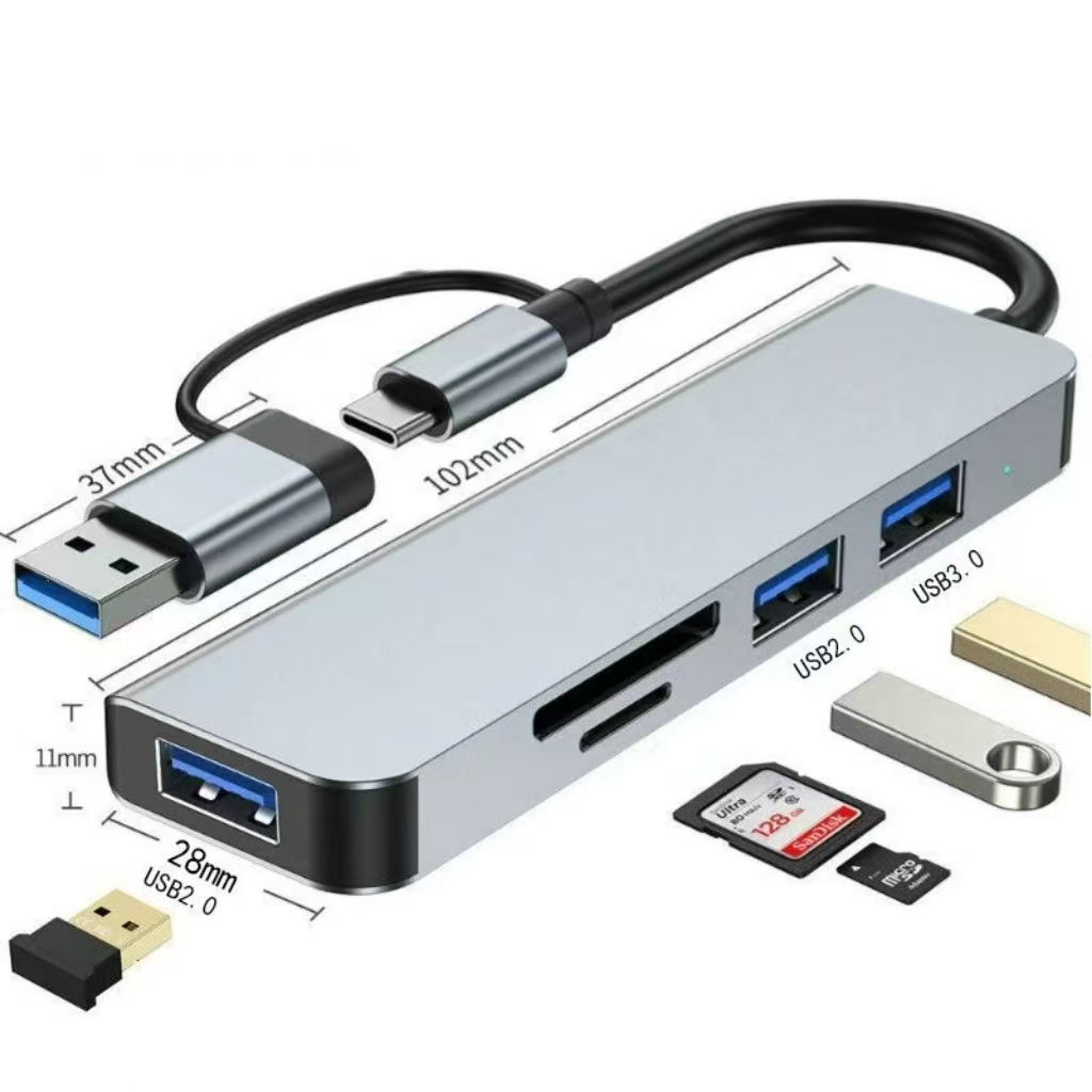 ฮับ USB C ตัวแยก USB 8 in 1 ตั - Home Assistant Sd บทวิจารณ์และราคา