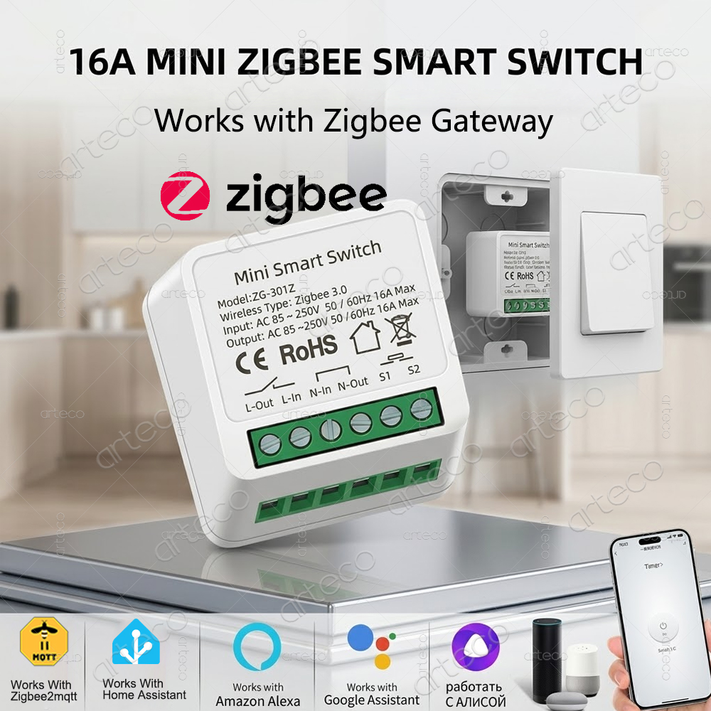 สวิตช์อัจฉริยะ Mini Zigbee 3.0 - Diy Home Automation Hub บทวิจารณ์และราคา